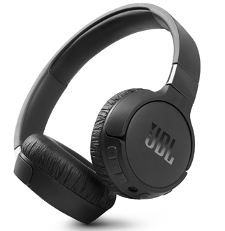 JBL Tune 660NC Wireless On-Ear Active Noise-Cancelling Headphones - Black