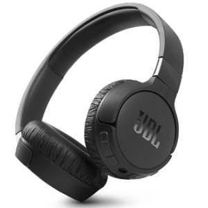 JBL Tune 660NC Wireless On-Ear Active Noise-Cancelling Headphones - Black