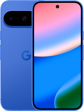 Pixel 10 Indigo front and back