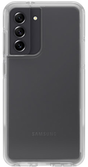 Black OtterBox Galaxy S21 FE Symmetry Case from the Back