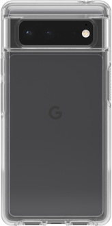 clear OtterBox Pixel 6 Symmetry Case from the Back