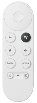 google chromecast remote control light on
