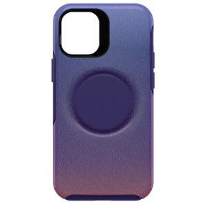 Violet Dusk Otter + Pop Symmetry iPhone 12 Mini Case Back