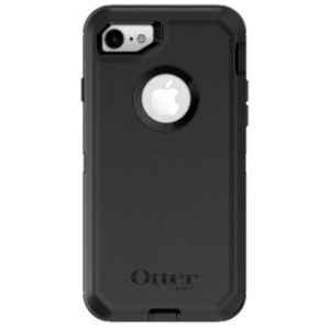Black Otterbox iPhone 8 Defender Case Back View