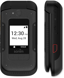 Sonim XP3 plus 5G closed and side