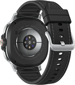 Samsung Galaxy Watch 8 Classic noir vue arrière en angle