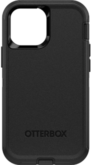 Black OtterBox iPhone 13 mini Defender Case from the Back