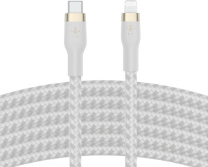 Belkin 6.6' BoostCharge Pro Flex USB-C Lightning Connector Cable +
