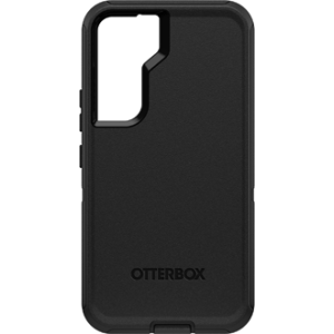 Black OtterBox Galaxy S22 Defender Case from the Back