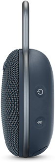 Ocean Blue JBL Clip 3 Bluetooth Speaker Side