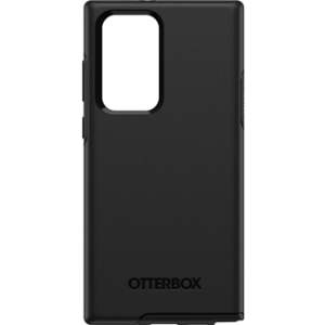 Black OtterBox Galaxy S22 Ultra Symmetry Case from the Back