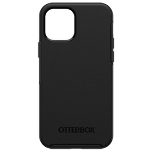 Black OtterBox iPhone 12 and iPhone 12 Pro Symmetry Case Back