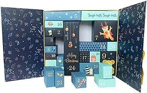 Makeup Advent Calendar 2023, 24 Days Christmas Countdown Calendar Makeup Gift Boxes for Christmas New Year, Christmas Advent Calendar Makeup Set for Women Girls