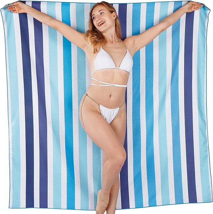 LINENOVA Oversized Microfiber Beach Towel