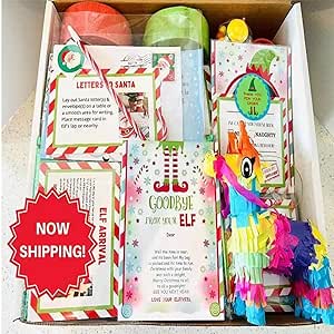 2023 Elf Kit 24/12 Days of Christmas,Christmas Elf Kit, Elf on The Shelf Kit,Christmas Countdown for Children Teens Christmas Activities (12 Days)