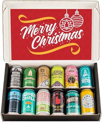 BEER CARTEL Christmas Dozen Mixed Craft Beer Box 12 Australian Craft Beers Christmas Themed Gift Box Great For Beer Lovers