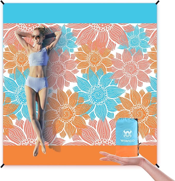 WIWIGO Extra Large Sandproof Beach Blanket