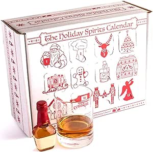 Advent Calendar for Alcohol & Adults | Gift Booze for Christmas 2019 | Great White Elephant & Holiday Party Hostess Present Idea