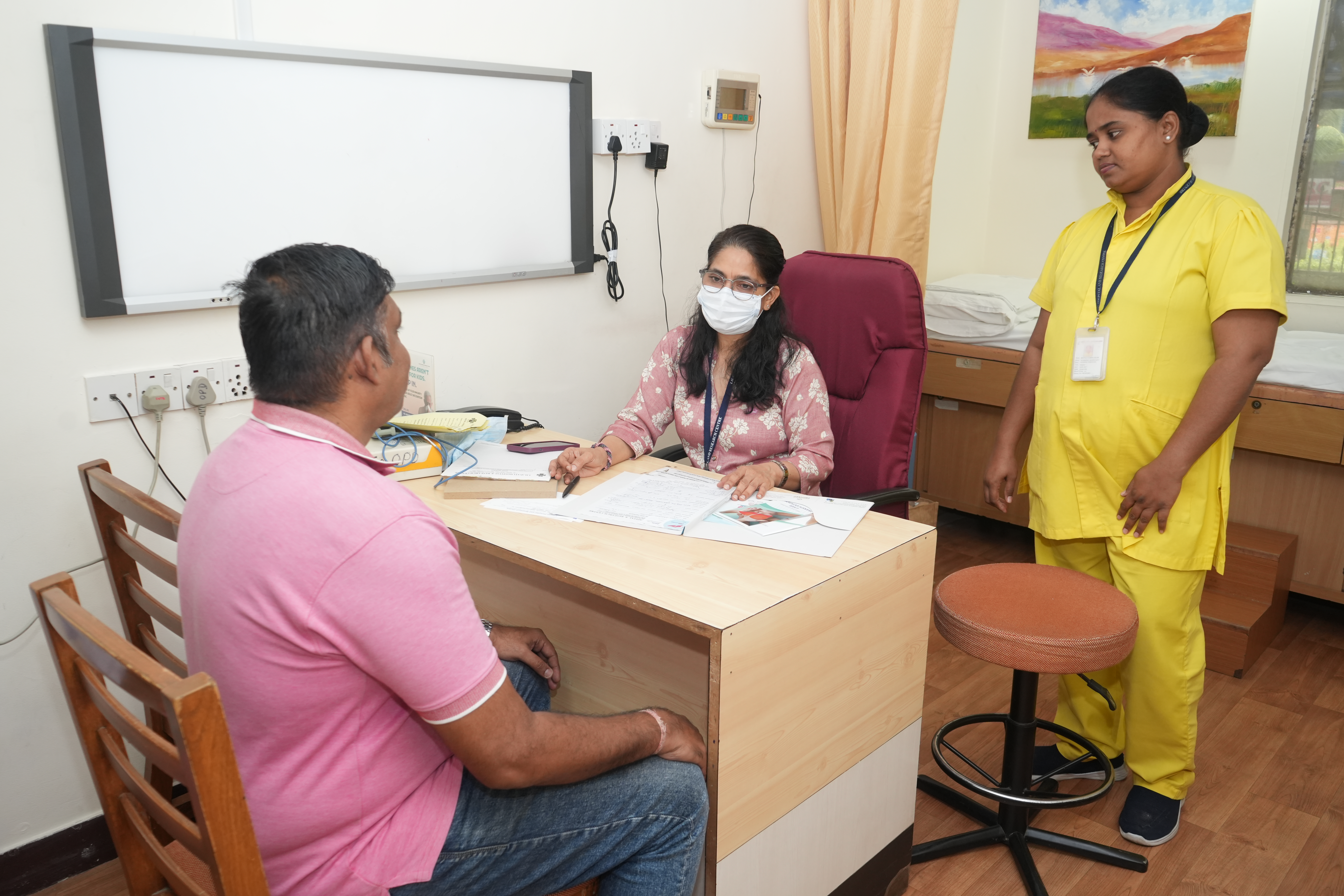 Consulting with Patient's Family Members