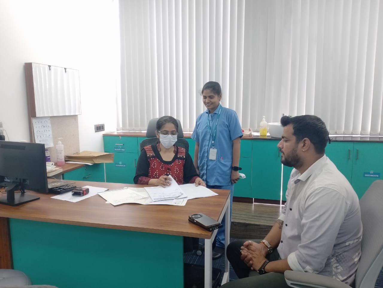 Consultion with Patient Family