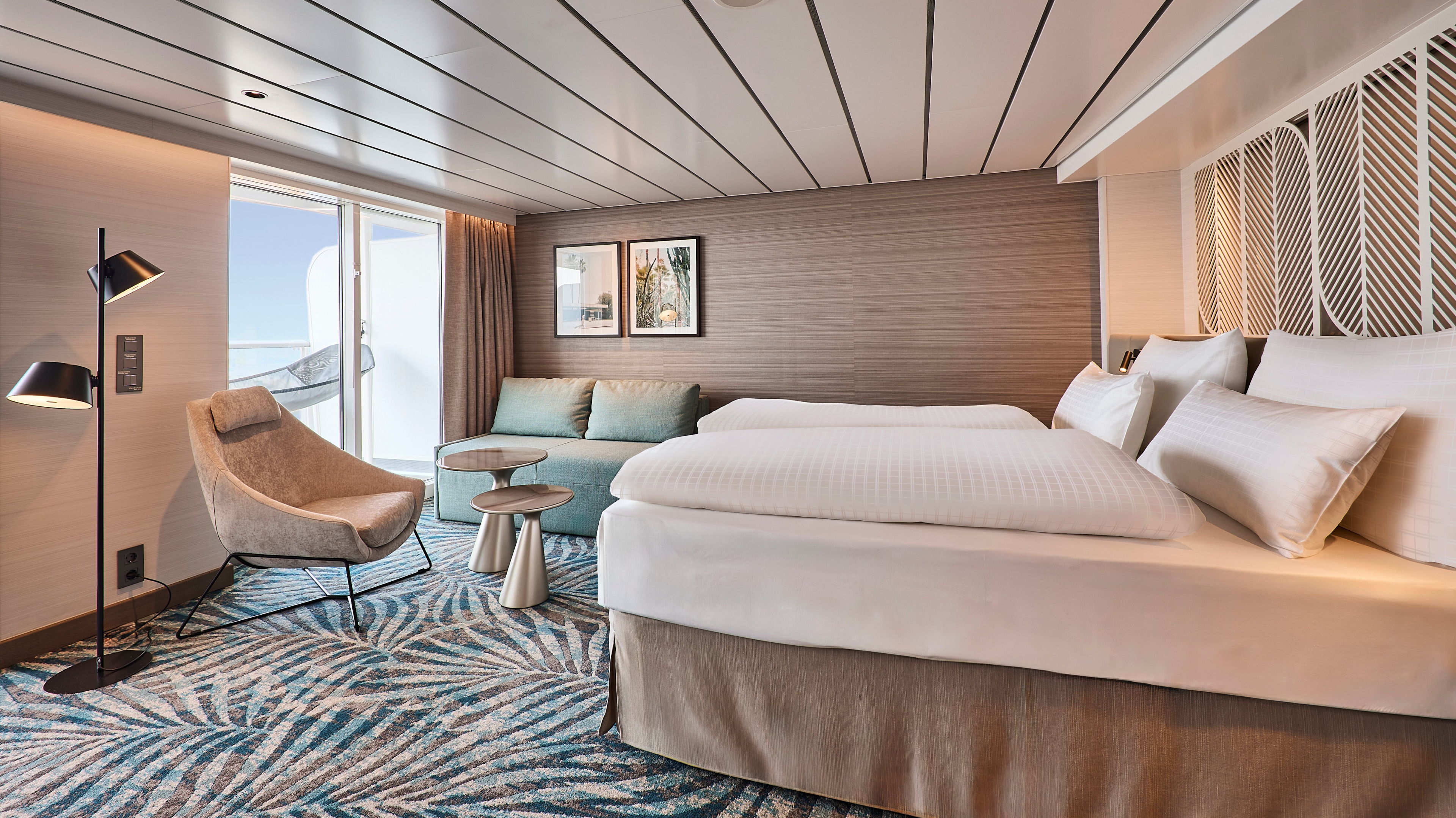 Schöne Aussicht Suite auf der Mein Schiff Relax