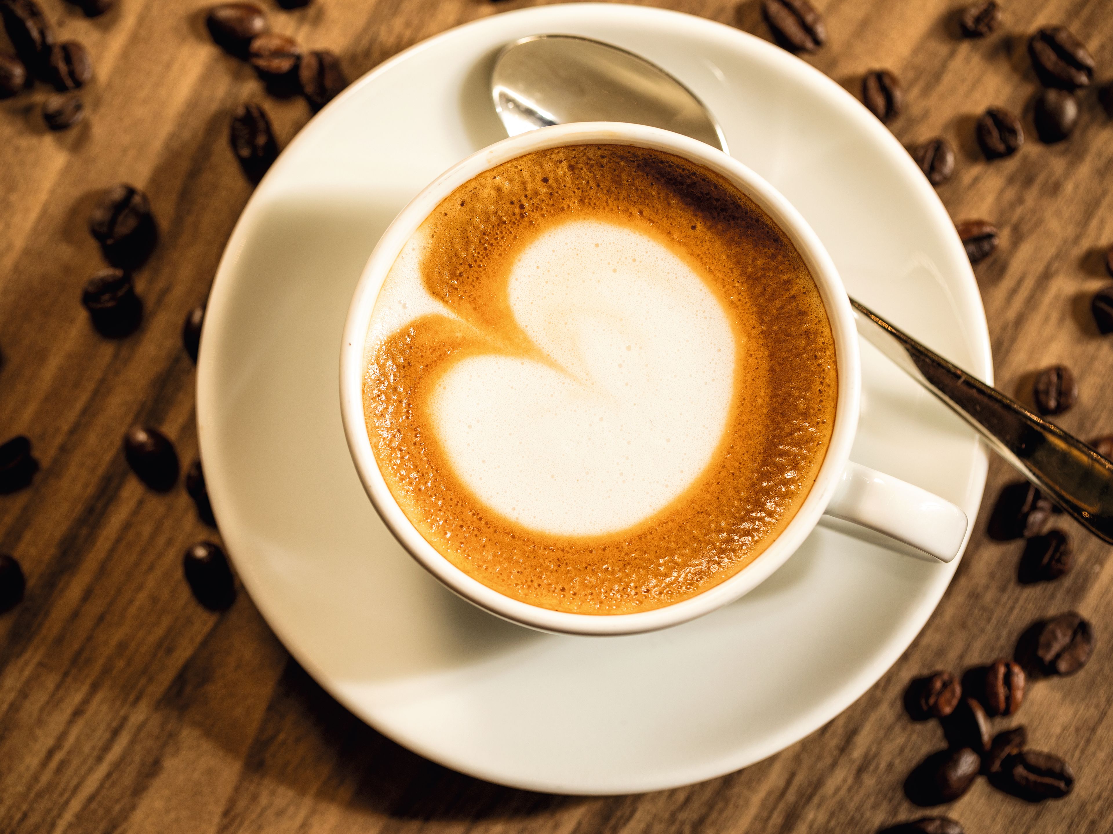 Kaffee an Bord Capuccino