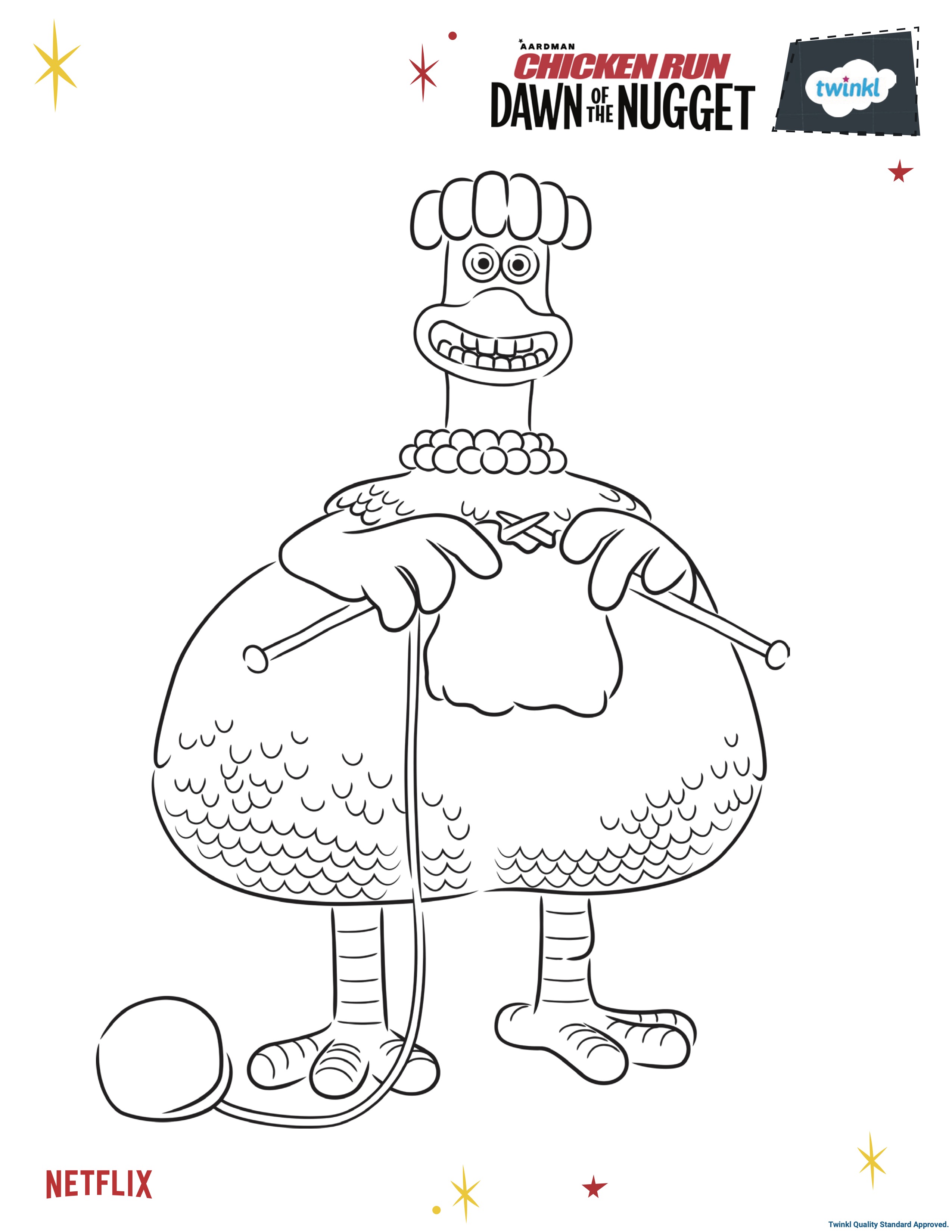 22+ Chicken Nugget Coloring Page