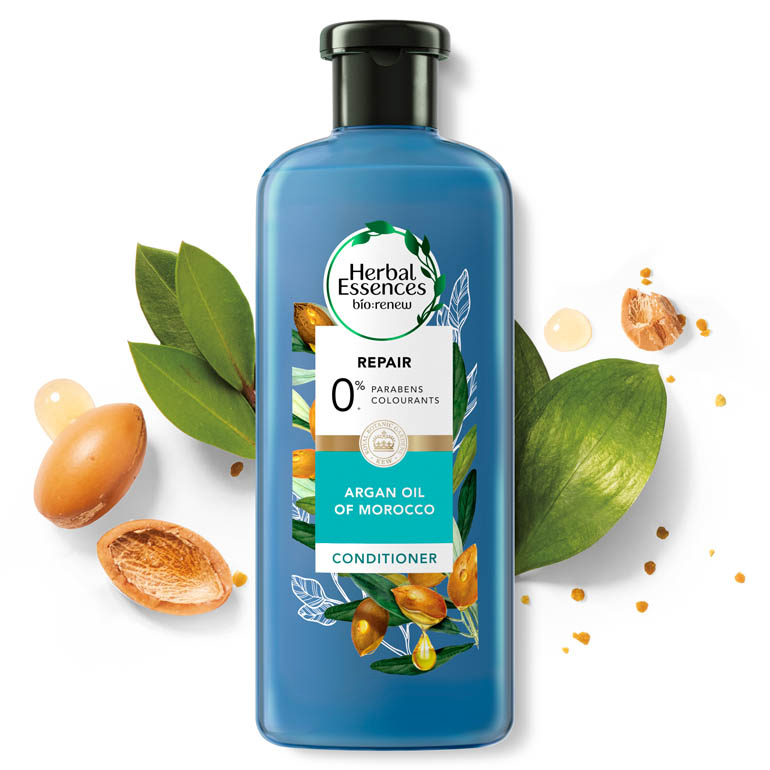 Herbal Essences Argan Oil of Morocco Conditioner Bottle for Hair Repair