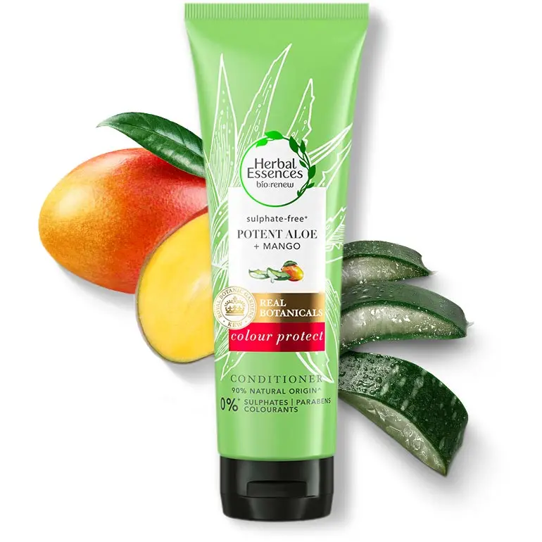 Herbal Essences aloe & mango conditioner tube