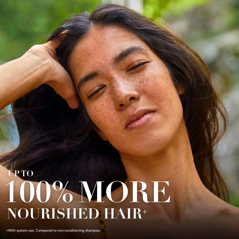 Upto 100% more nourished hair