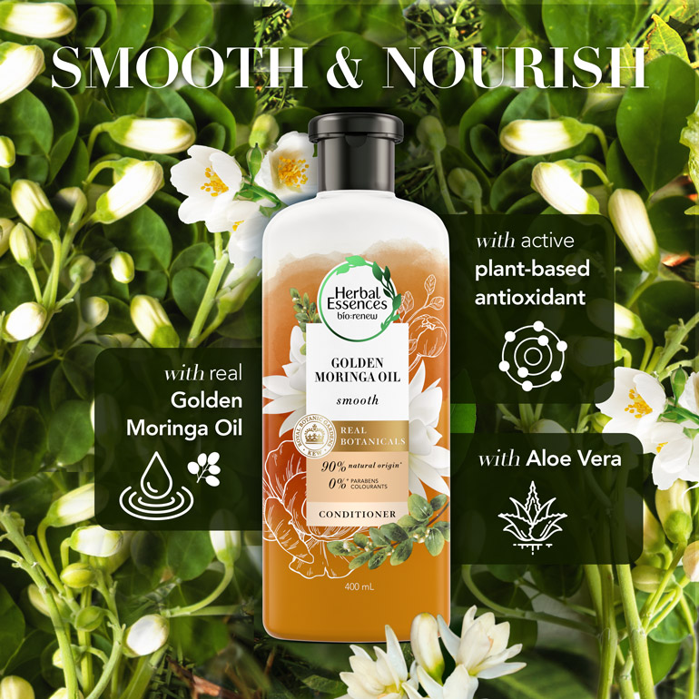 Shampoo Herbal Essences Moisture Rosemary & Herbs 400 ml