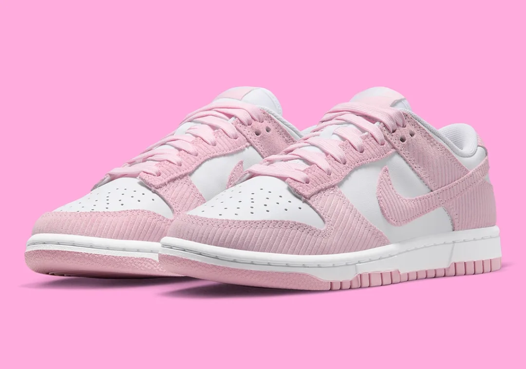 Women's Nike Dunk Low "Pink Corduroy" FN7167-100