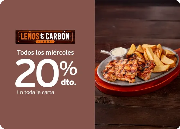 Banner leños y carbón