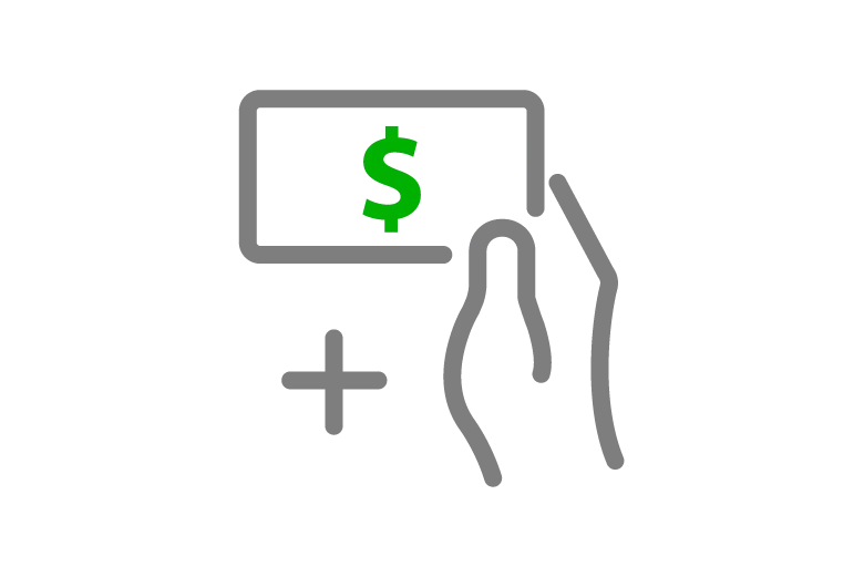 Iconos Declaración de renta compras tarjeta