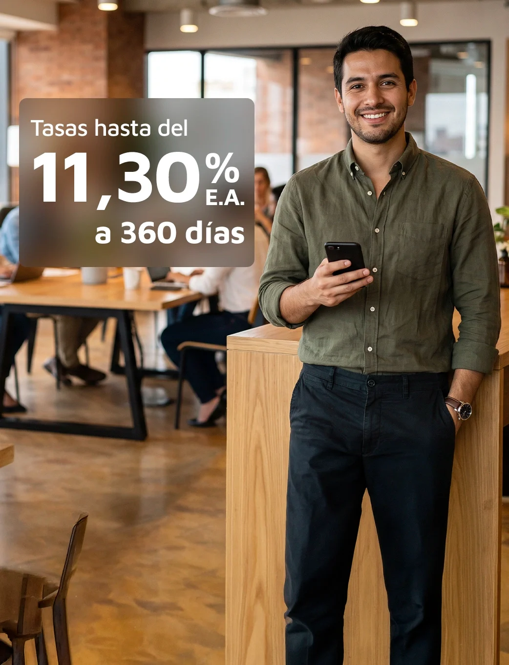 ¡Subimos nuestras tasas! Invierte en un CDT