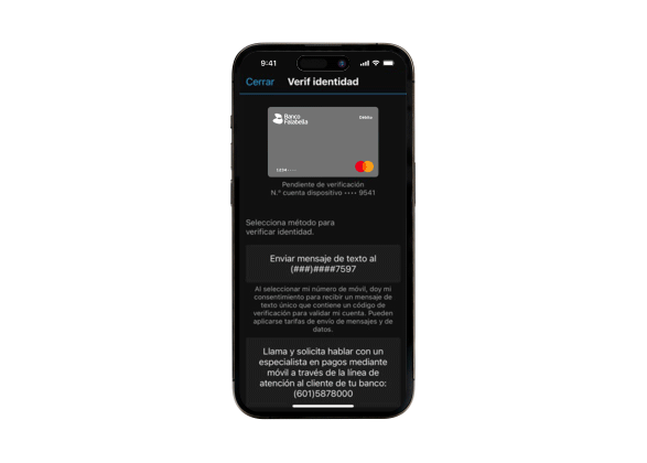 ¿Cómo agregar tu Tarjeta Banco Falabella a Garmin Pay? - Paso 4