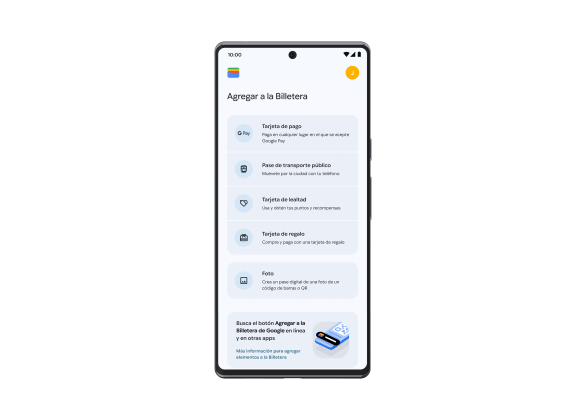 Paga con la Billetera de Google - Paso 3