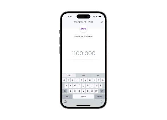 Ingresa el detalle de la transacción y haz clic en Continuar. 