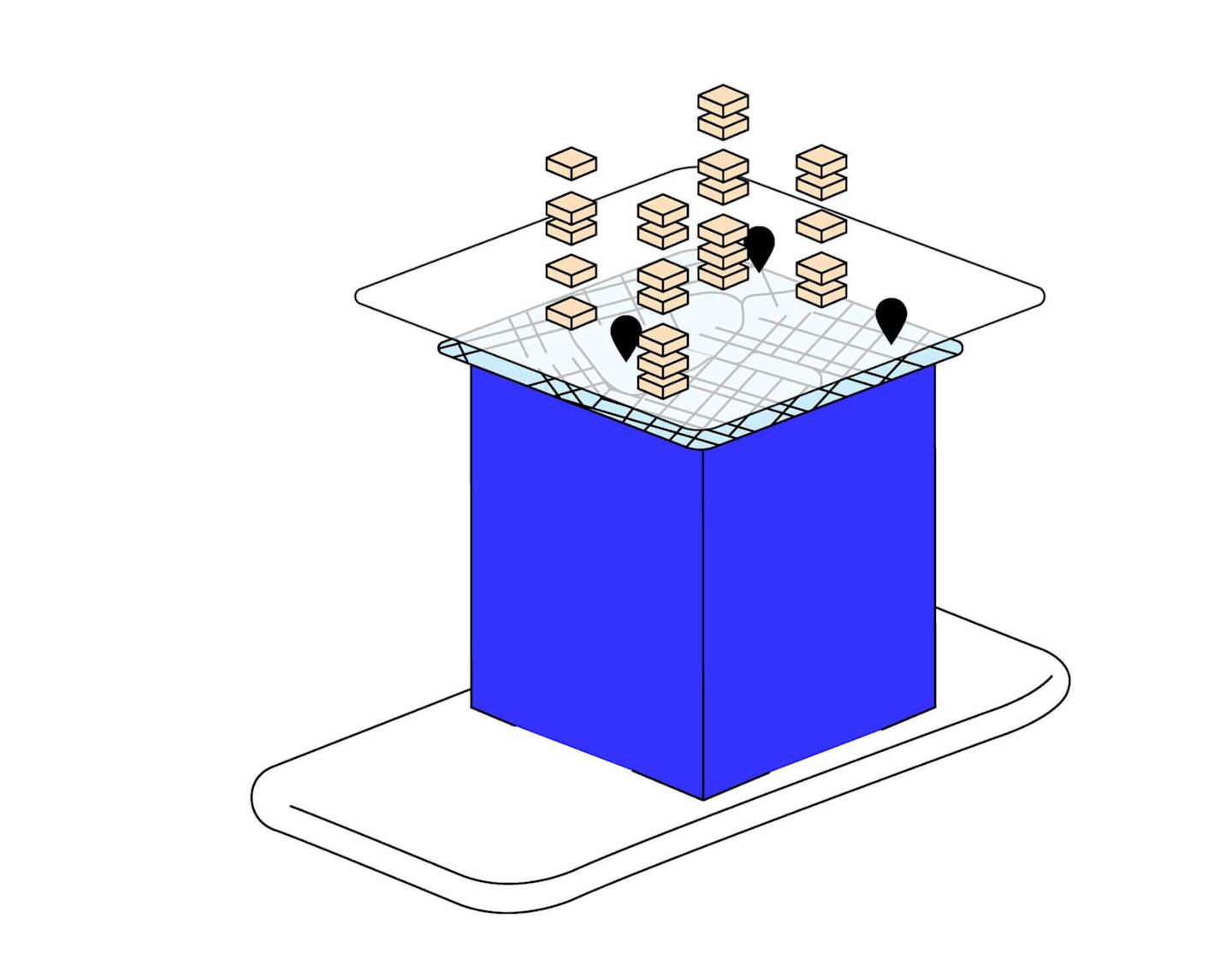 Places POI data on phone