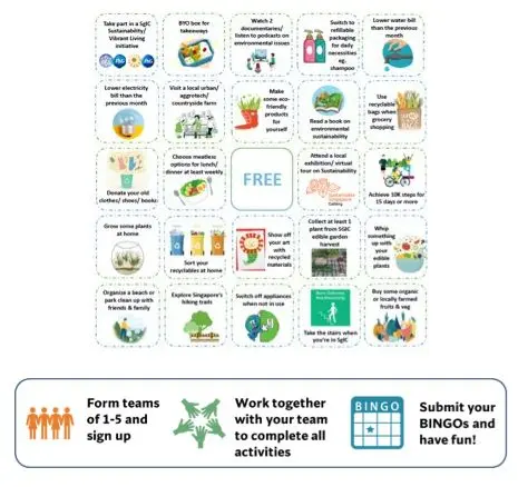 Sustainability Bingo Challenge images