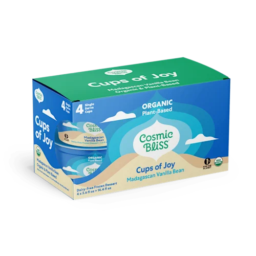 Madagascan Vanilla Cups of Joy packaging