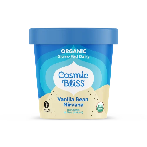 Vanilla Bean Nirvana Organic Grass-Fed Ice Cream Pint