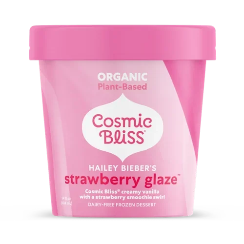 Cosmic Bliss® creamy vanilla with a strawberry smoothie swirl. Now Available at all Sprouts Farmers Market locations.