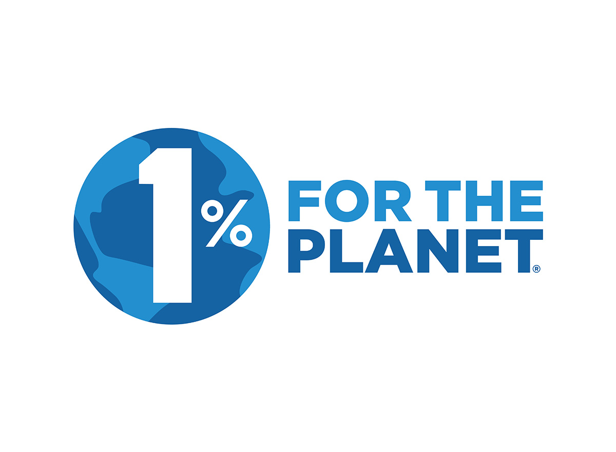 The 1% for the planet logo. 