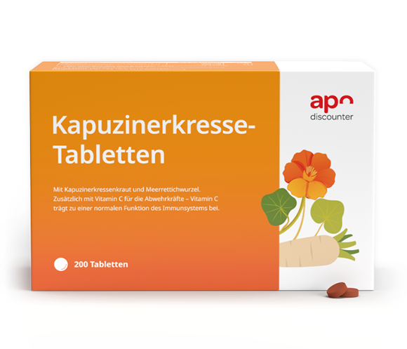 NEU: Kapuzinerkresse Tabletten von apodiscounter