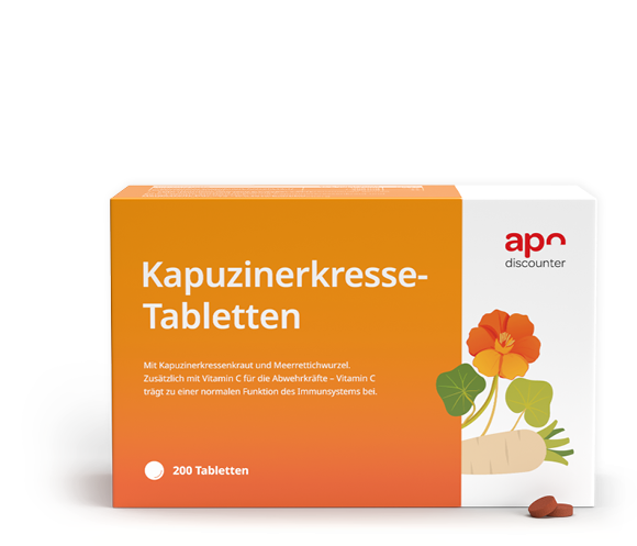 NEU: Kapuzinerkresse Tabletten von apodiscounter