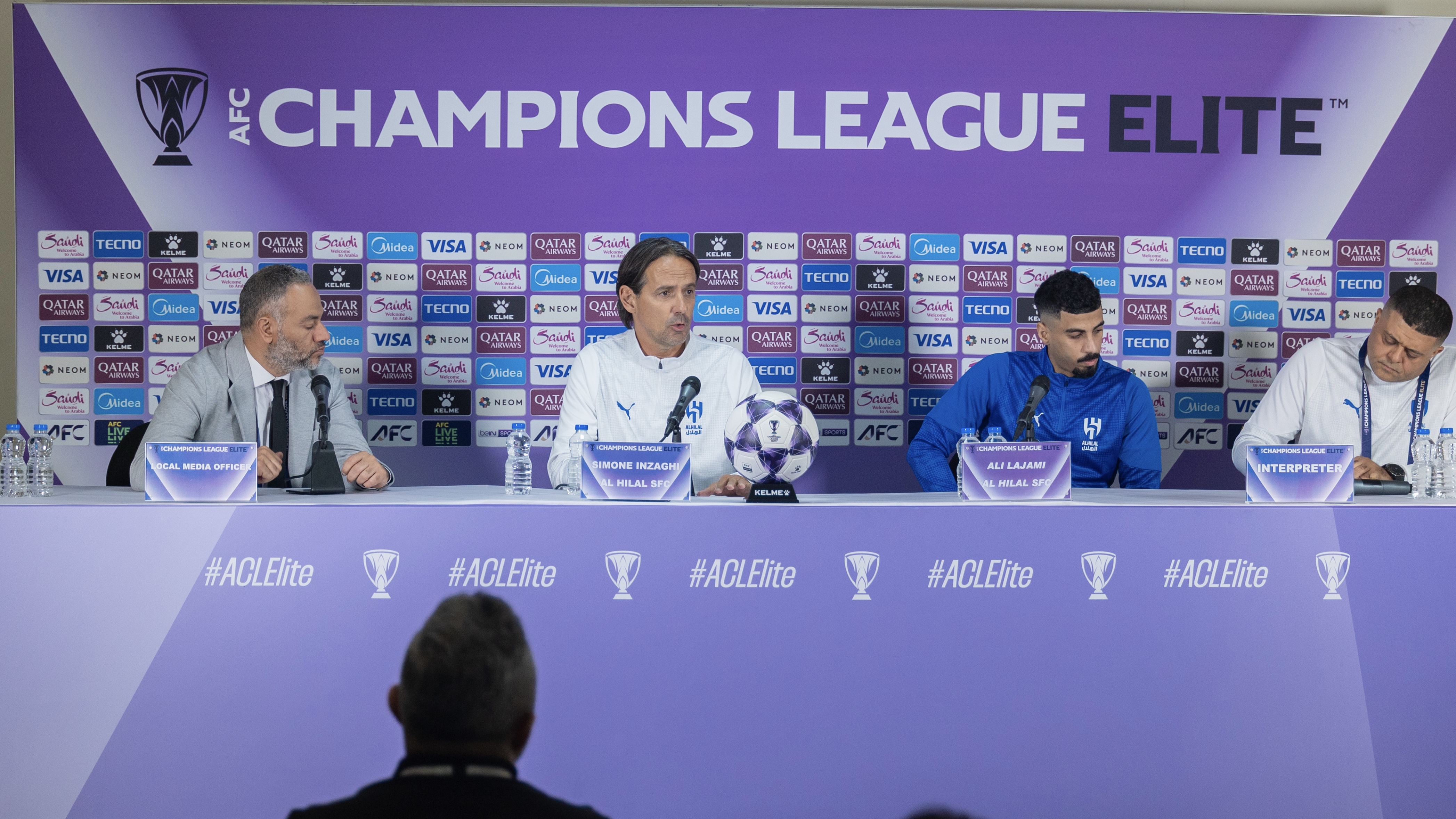 Press conference  vs Al-Gharafah