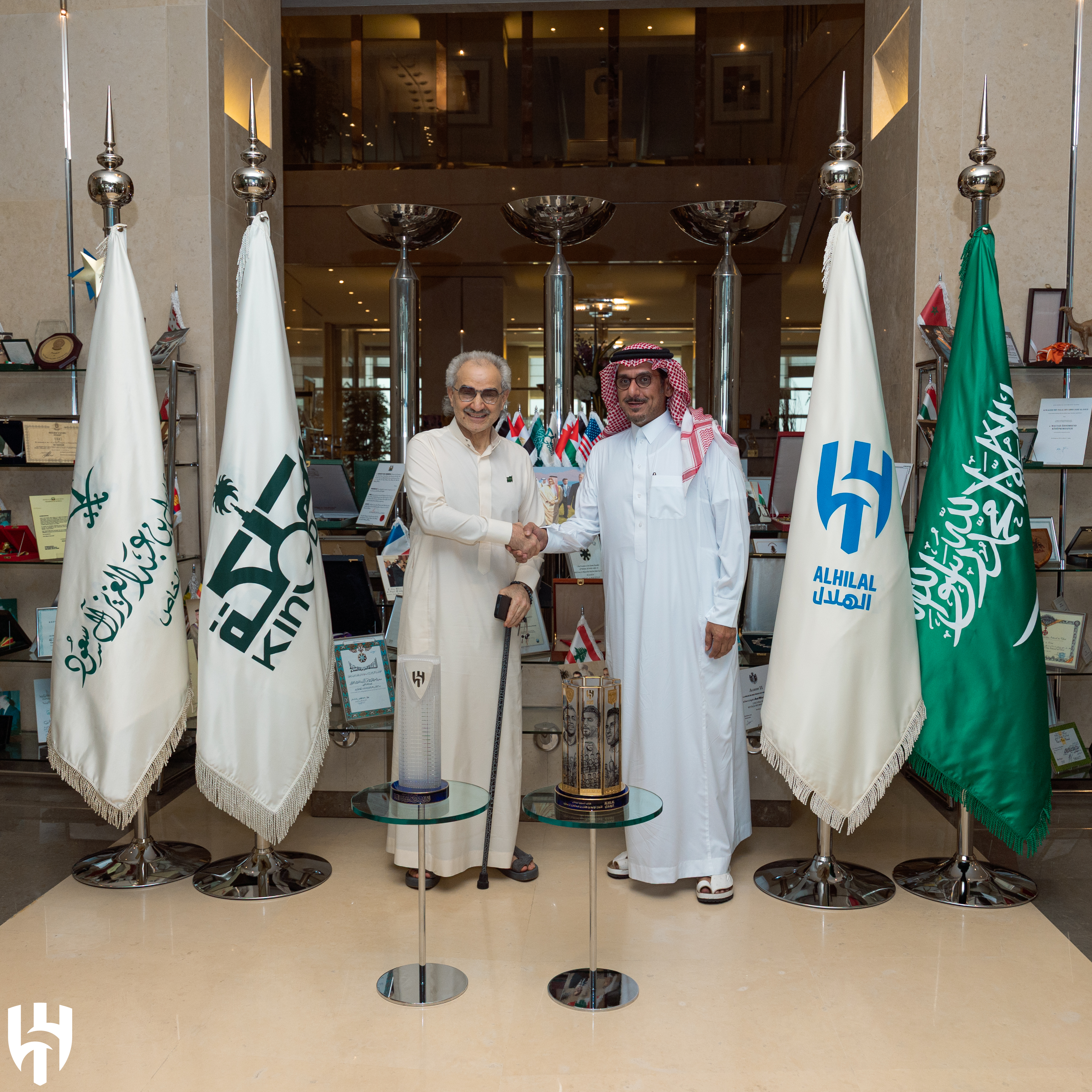 Prince Alwaleed and Prince Nawaf