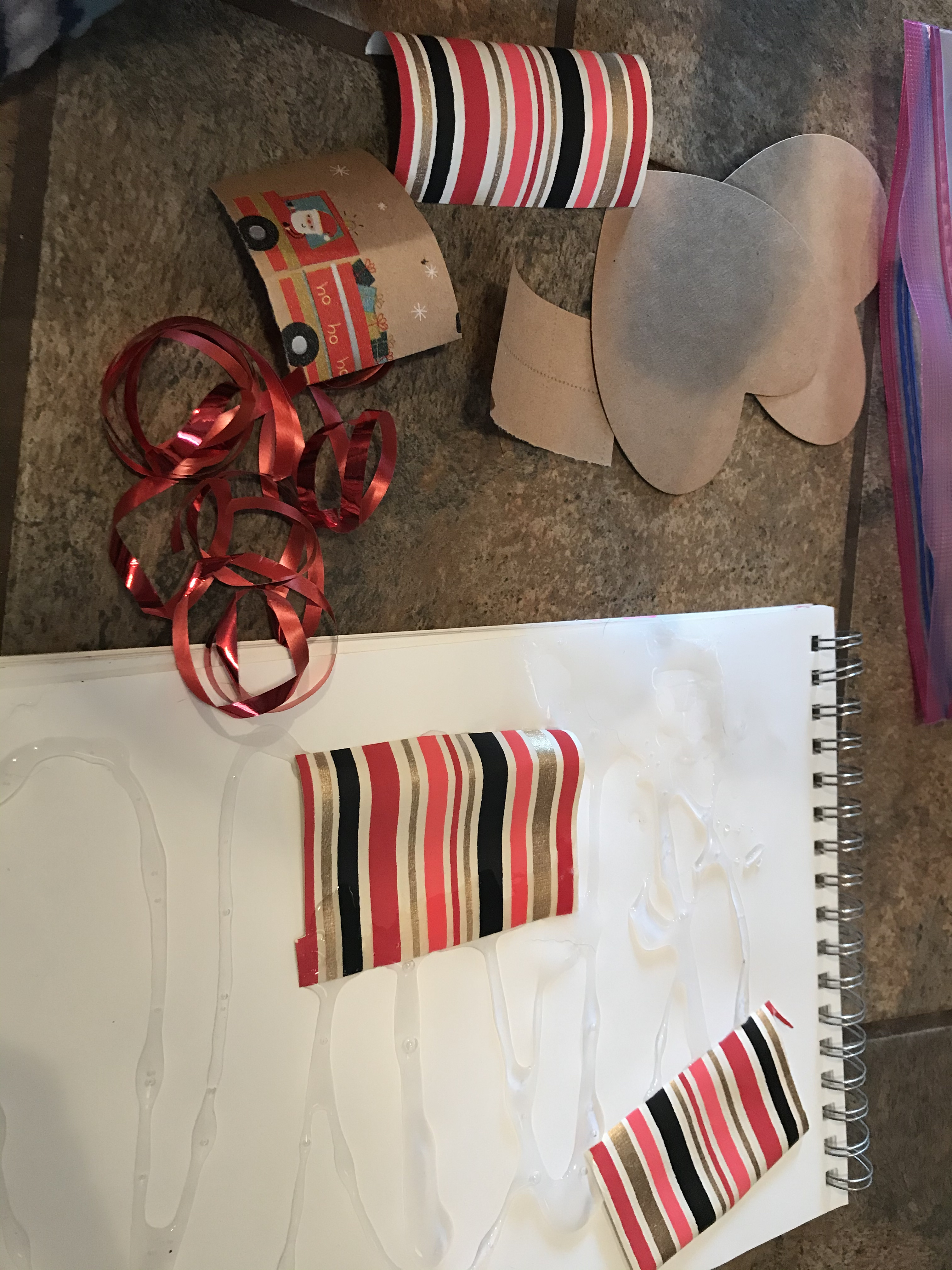 Collaging with Tissue Paper Art