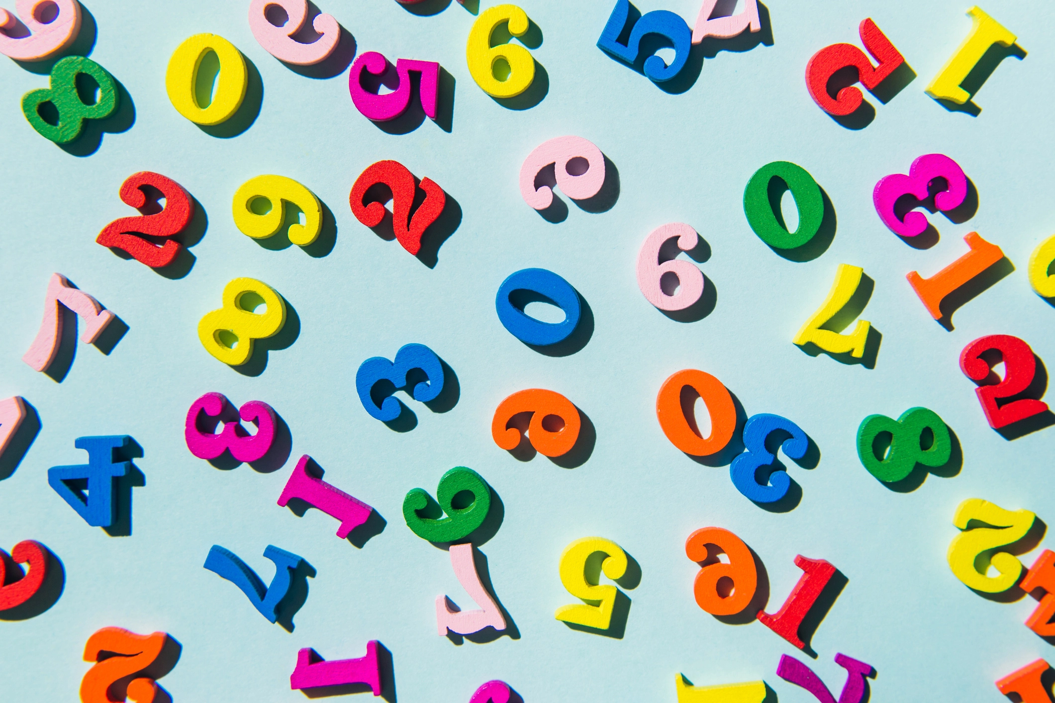 Numbers and Bubbles in Sensory Table